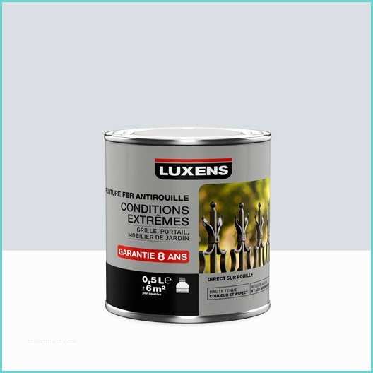 peinture fer exterieur antirouille luxens gris lumiere 0 5 l e