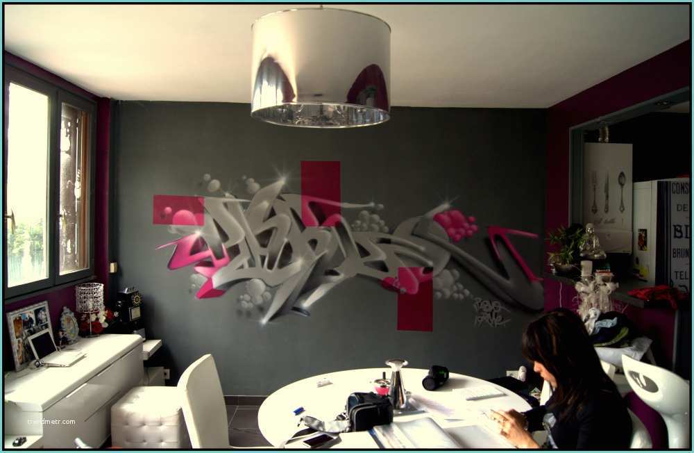 Peinture Murale Design Salon Deco Murale Design Salon – Decograffik Deco Graff Bureaux