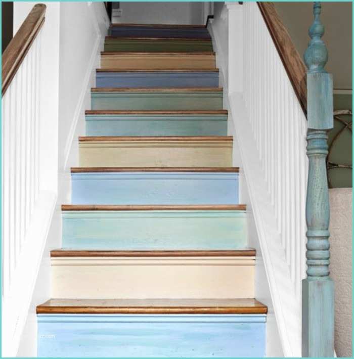 Peinture Pour Escalier En Bois Rénovation Escalier La Meilleure Idée Déco Escalier En Un