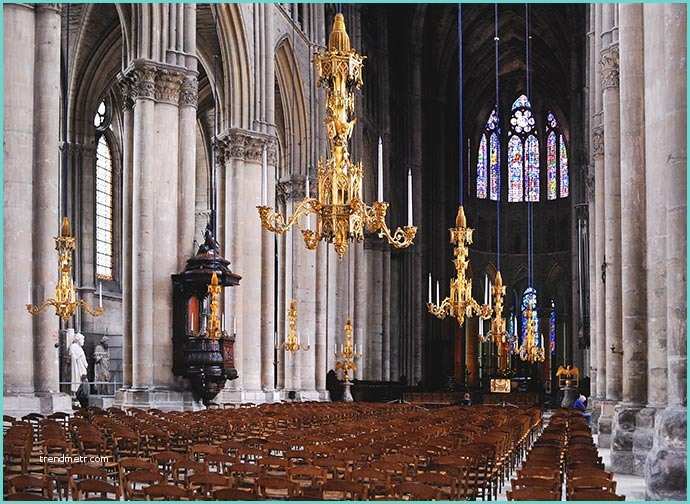 Peintures Interieur Reims Intérieur De La Cathédrale