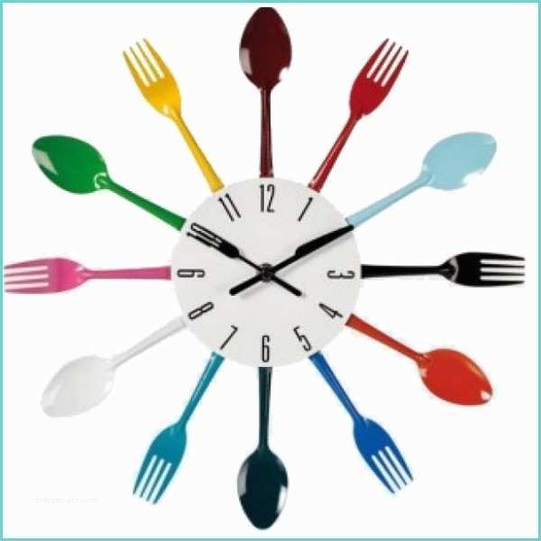 Pendule originale Pour Cuisine Horloge De Cuisine originale Avec Fourchettes Et Cuillère