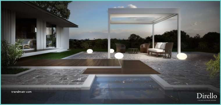 Pergola En Aluminium Avec Couverture Coulissante Pergola Design Pour Profiter De son Extérieur En Beauté