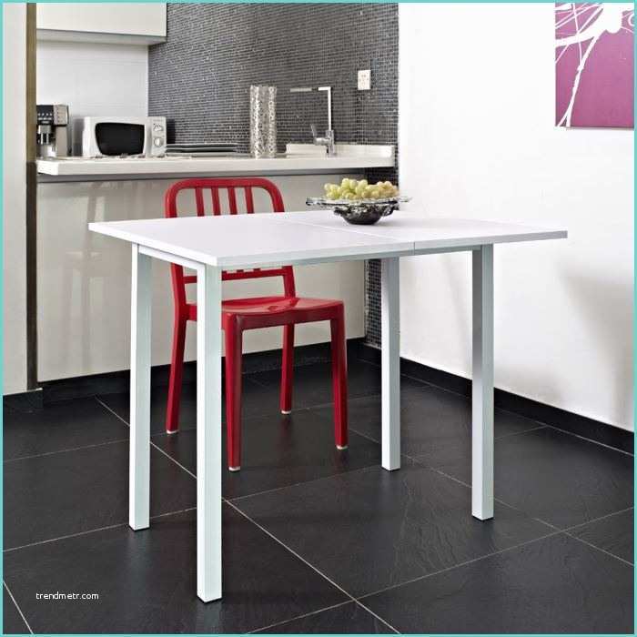 Petite Table De Cuisine Kitchen Table Extensible 80x45 80cm Blanche Achat