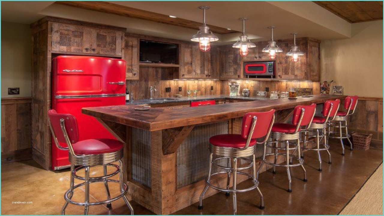 Pictures Of A Bar Charm Rustic Basement Bar
