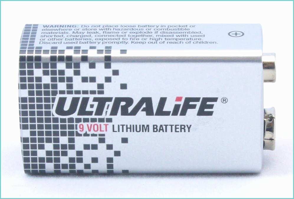 Pile Lithium 9v Ultralife Ultralife U9vl 9 Volt Lithium Block Batterie 6am6 Pz 1