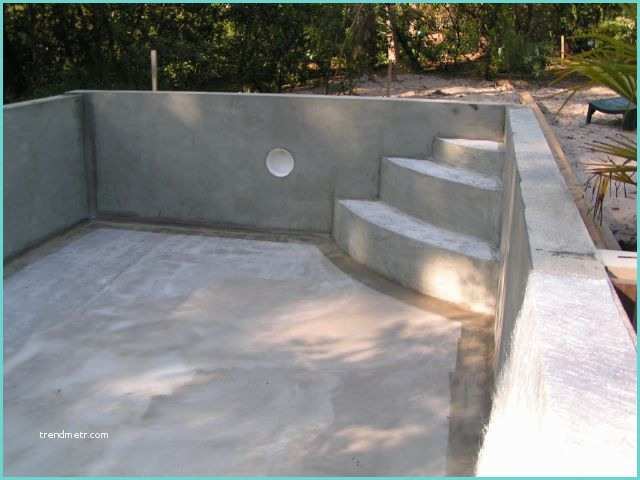 Piscine Hors sol En Beton Construction Escalier De Piscine