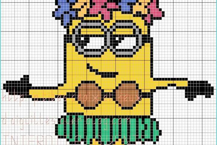 Pixel Art Gratuit Le Blog De 7 à La Maison Point De Croix Tricot Grilles
