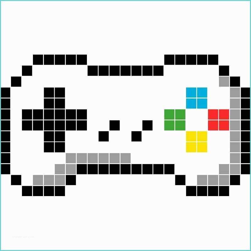 Pixel Art Gratuit Manette Déco Objets En Pixel Art 26 9 €