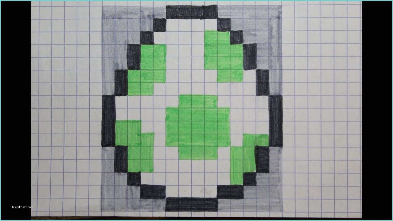 Pixel Art Gratuit Modele Pixel Art Oeuf De Yoshi
