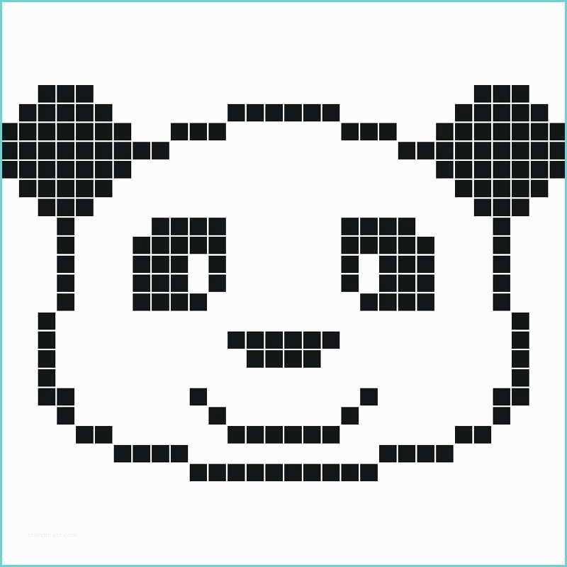 Pixel Art Simple Et Rapide Panda Pixel Art Grid to Pin On Pinterest Pinsdaddy