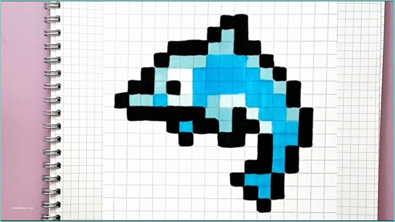 Pixel Art Simple Et Rapide Pixel Art Facile Dessiner Un Dauphin ?