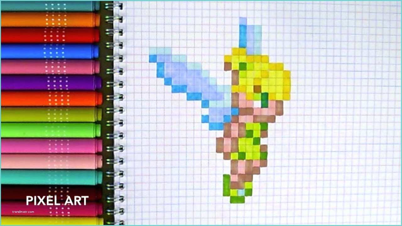 Pixel Art Simple Et Rapide Pixel FÉe Clochette