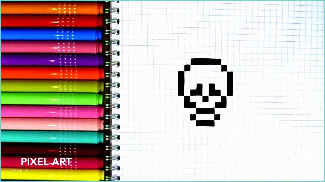 Pixel Art Simple Et Rapide Pixel TÊte De Mort