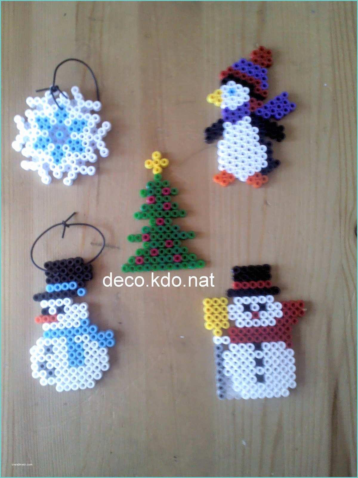 Pixel Sapin De Noel Deco Kdo Nat Perles Hama Deco Noel Pingouins Bonhomme