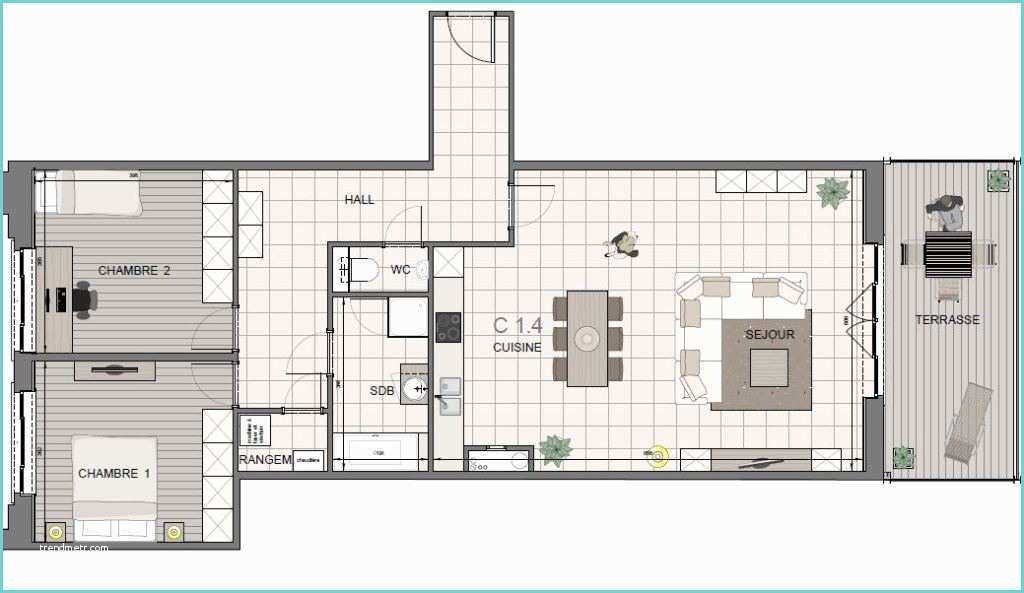 Plan Appartement 2 Chambres Appartement 2 Chambres De 120 M² Albi Immo