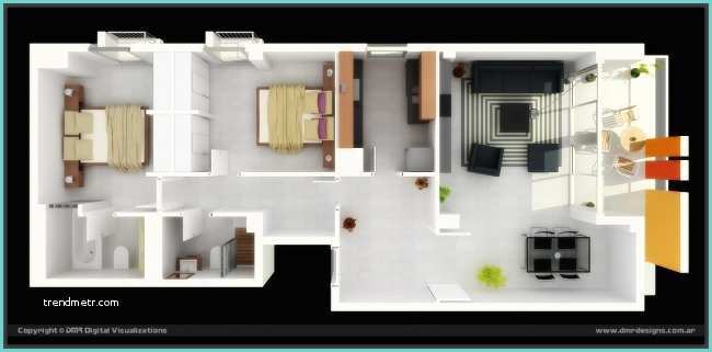 Plan Appartement 2 Chambres Idee Plan3d Appartement 2chambres 33