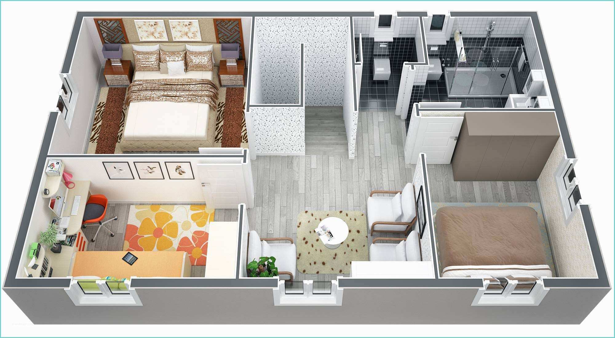Plan De Maison 50m2 Modèle Villa Traditionnelle 100m2 à étage Réalisable Dans
