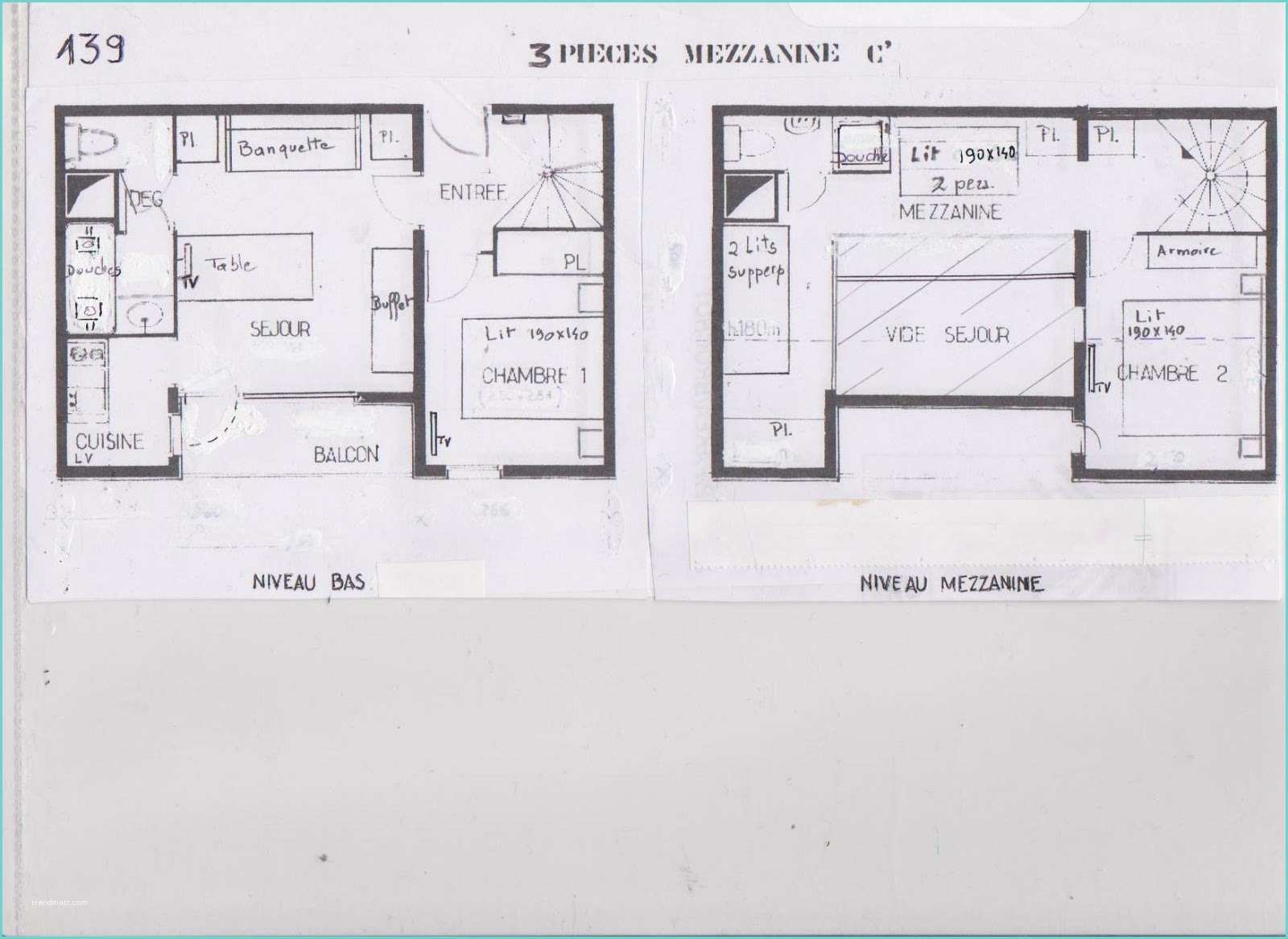 Plan De Maison 50m2 Plan Appartement 50m2 Duplex
