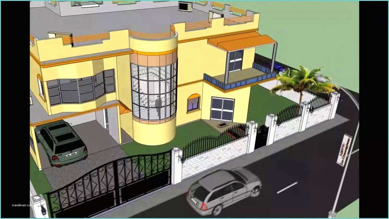 Plan De Maison Duplex Cuisine Conception D Projet Villa Duplex Plan Maison 3d