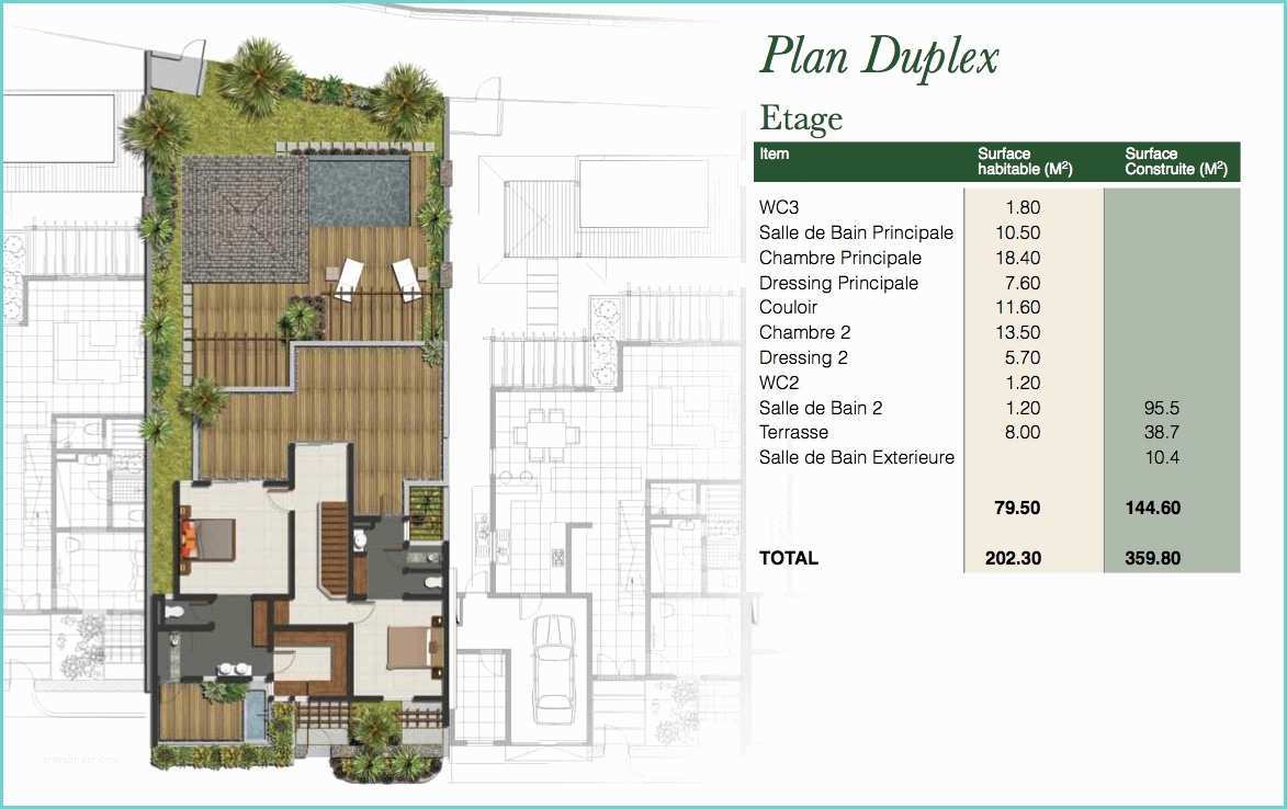 Plan De Maison Duplex P8 Plan Duplex Etage Ofim Estate Agency In Mauritius