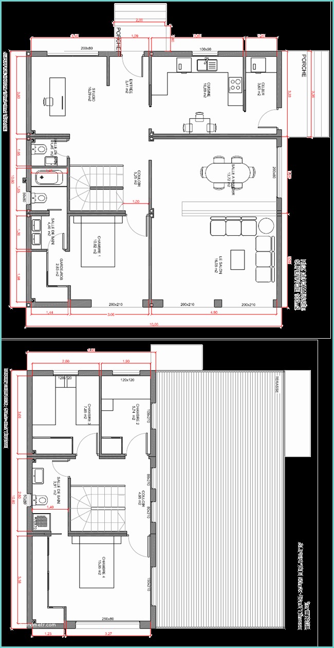 Plan De Maison Duplex Plan De Maison En Duplex solutions Pour La Décoration