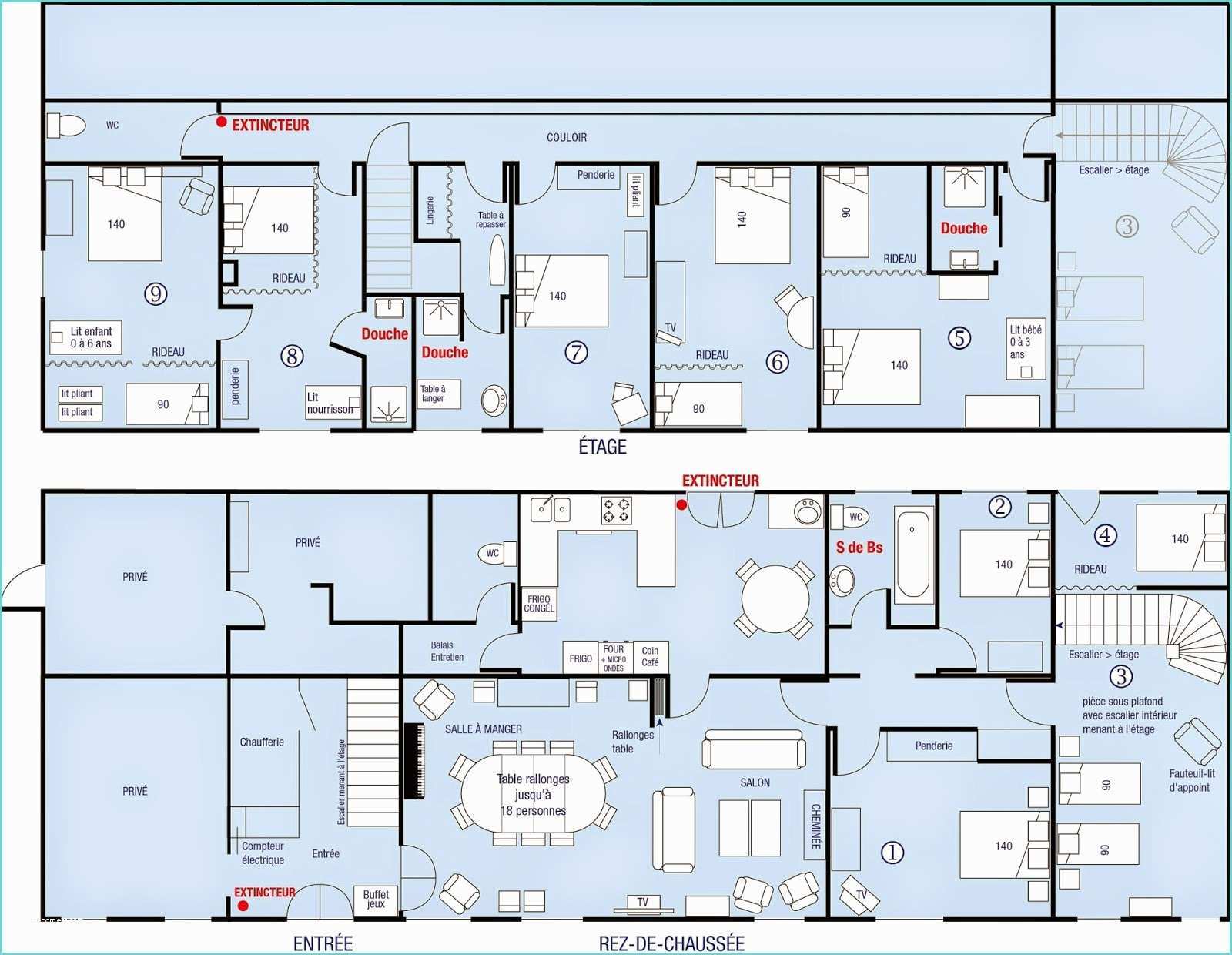 Plan De Maison Moderne 4 Chambres 3d Plan Maison 4 Chambres 150m2
