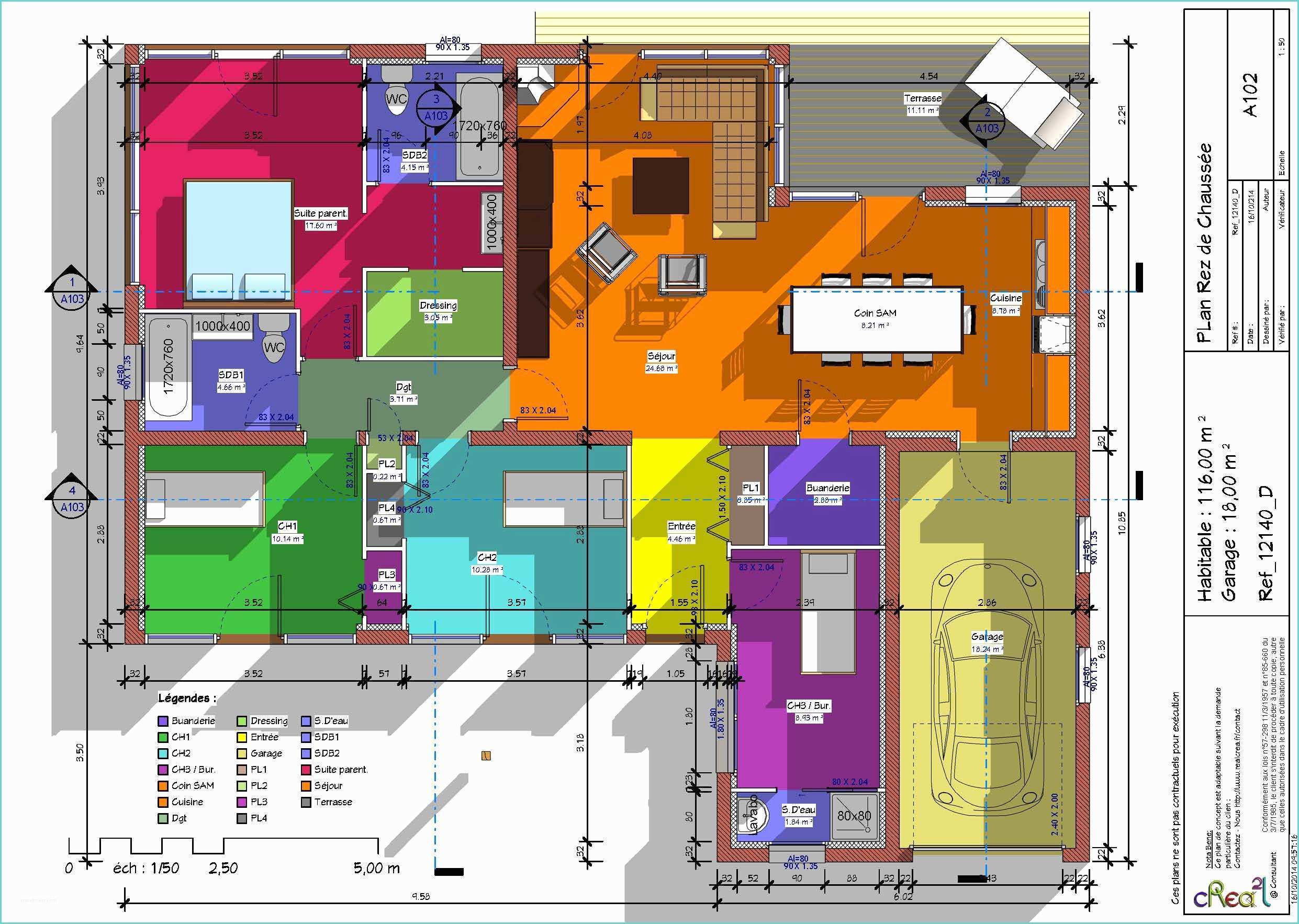 Plan De Maison Moderne 4 Chambres 3d Plans & Maisons tout Pour Vos Constructions Maison Et
