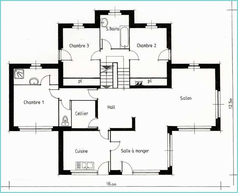 Plan De Maison Simple F2 Maisons Artisanales Du Velay