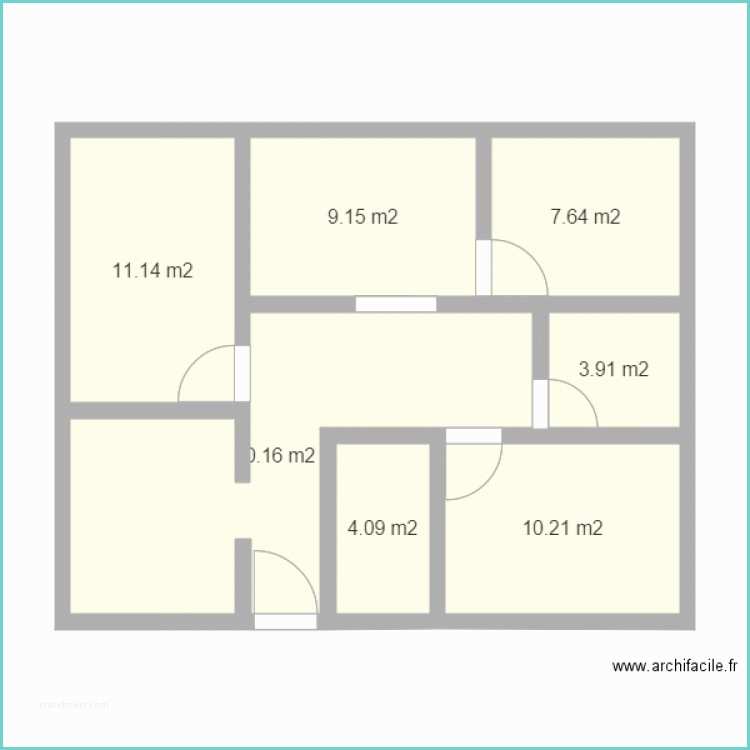 Plan De Maison Simple Maison Simple Plan 7 Pièces 66 M2 Dessiné Par Dab88
