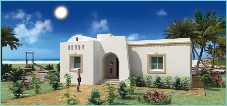 Plan Des Maisons Gratuit En Tunisie Villa Design Plan