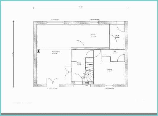 Plan Maison 50m2 1 Chambre Plan De Maison Simple
