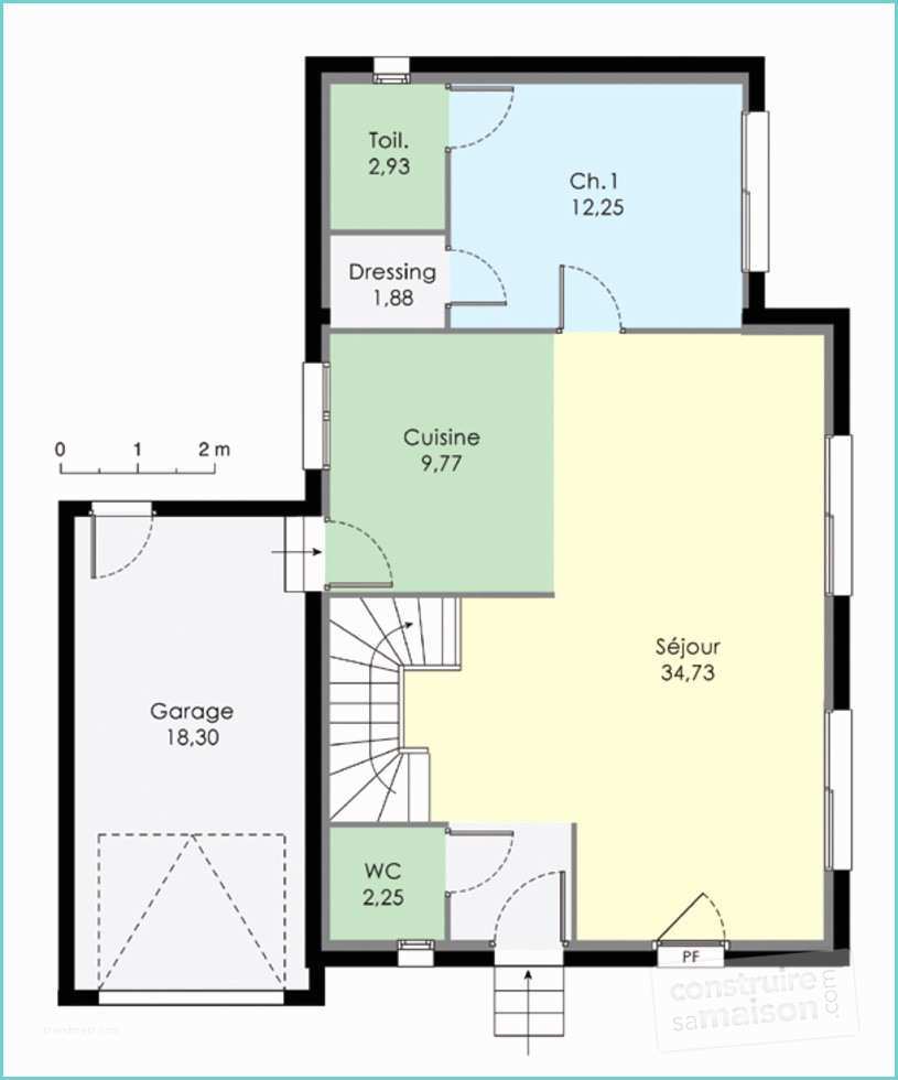 Plan Petite Maison Etage Maison à étage 2 Détail Du Plan De Maison à étage 2