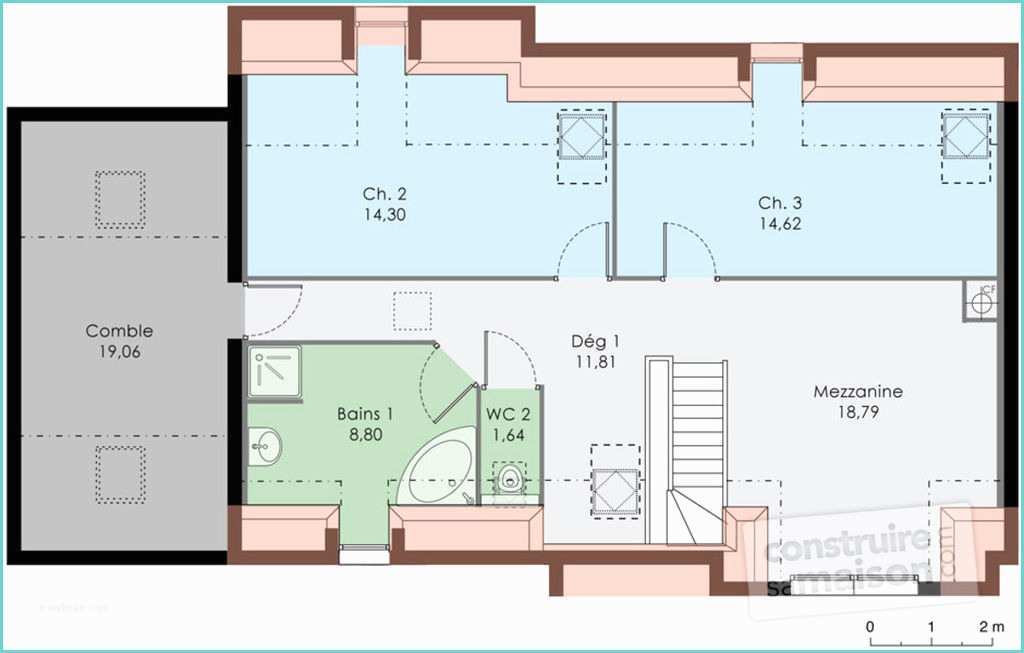 Plan Petite Maison Etage Maison Familiale 5 Détail Du Plan De Maison Familiale 5