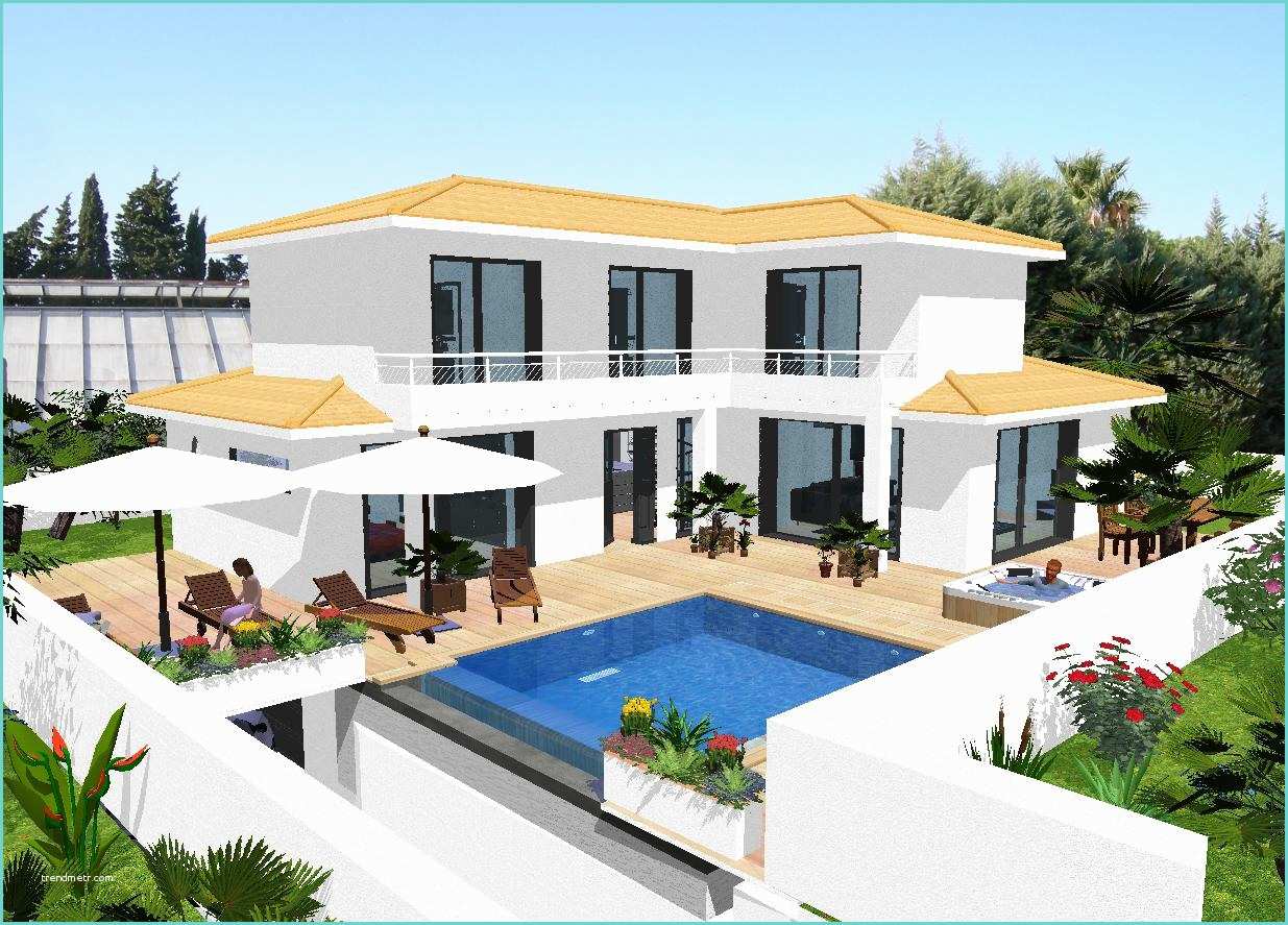 Plan Petite Maison Moderne Projet De Villa D Architecte à Villeneuve De La Raho