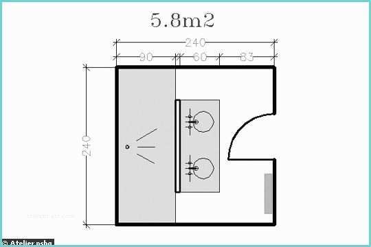 Plan Petite Salle De Bain 4m2 Plan De Salle De Bain 4m2 – Idées Déco Salle De Bain