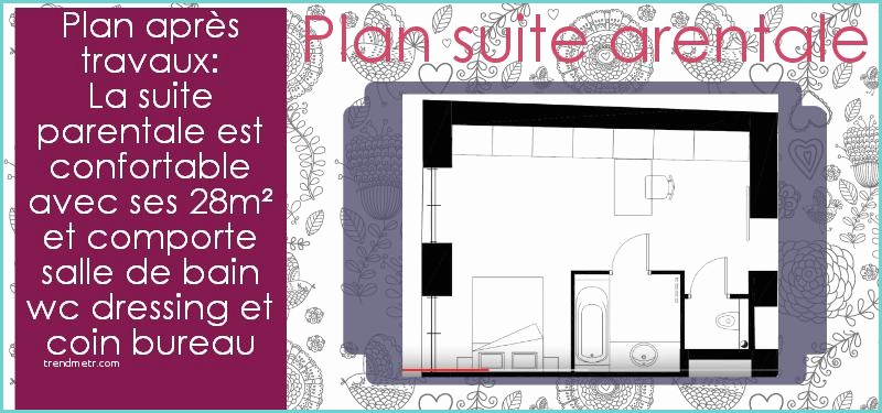 Plan Suite Parentale 30m2 Suite Parentale Avec Salle De Bain Et Dressing