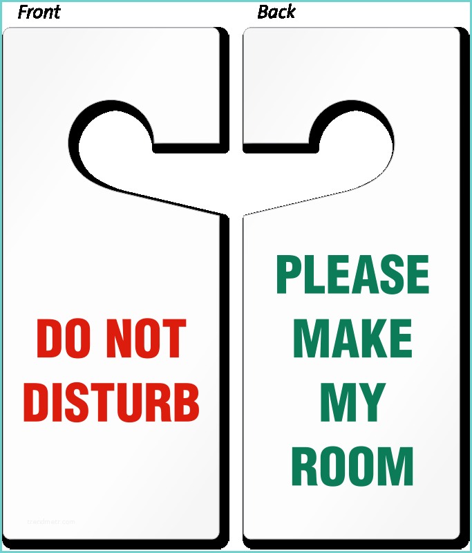 Plaque Pvc Transparent Castorama Do Not Disturb Door Hangers