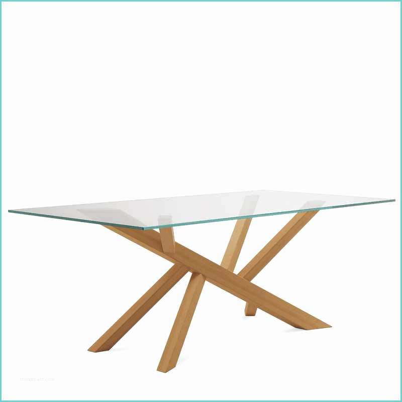 Plateau De Verre Pour Table Table Design En Verre Et Pieds Bois Tree Domitalia