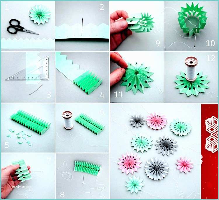 Pliage Flocon De Neige Facile origami De Noël – 6 Idées Avec Des Instructions De Pliage