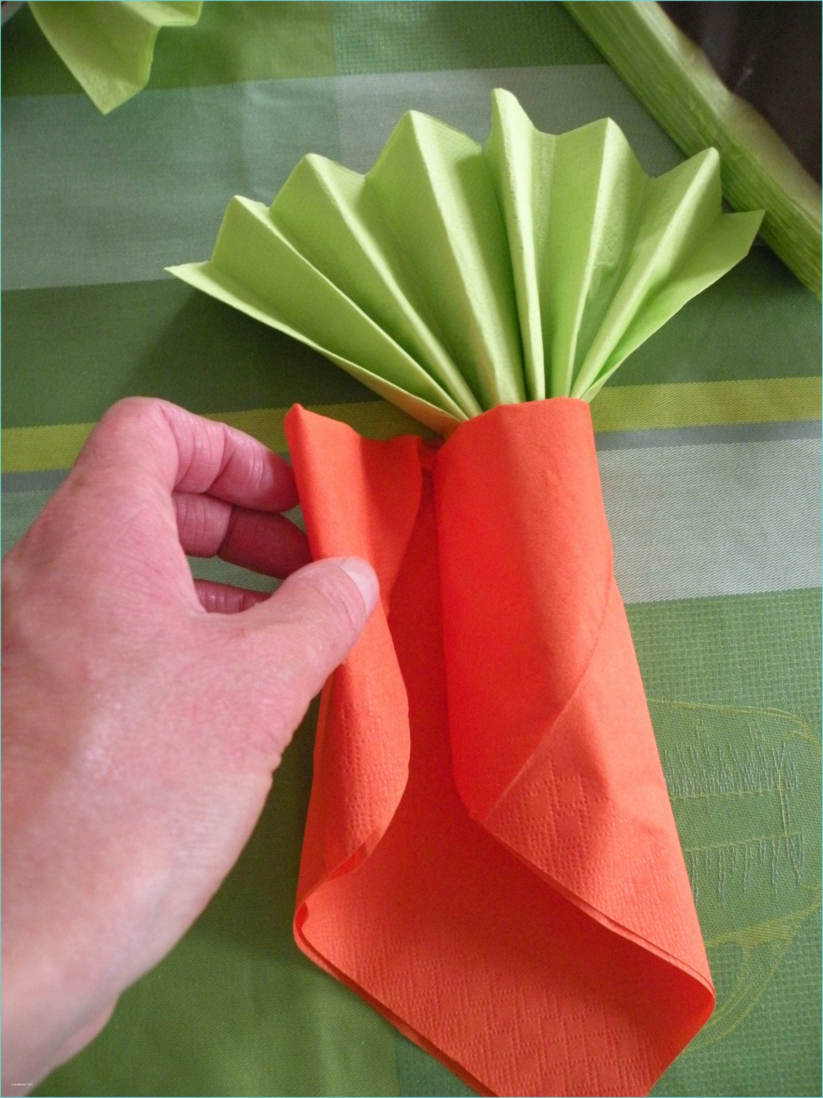 Pliage Serviettes En Papier Pliage Serviettes Facile Lapin Paques Accueil Design Et