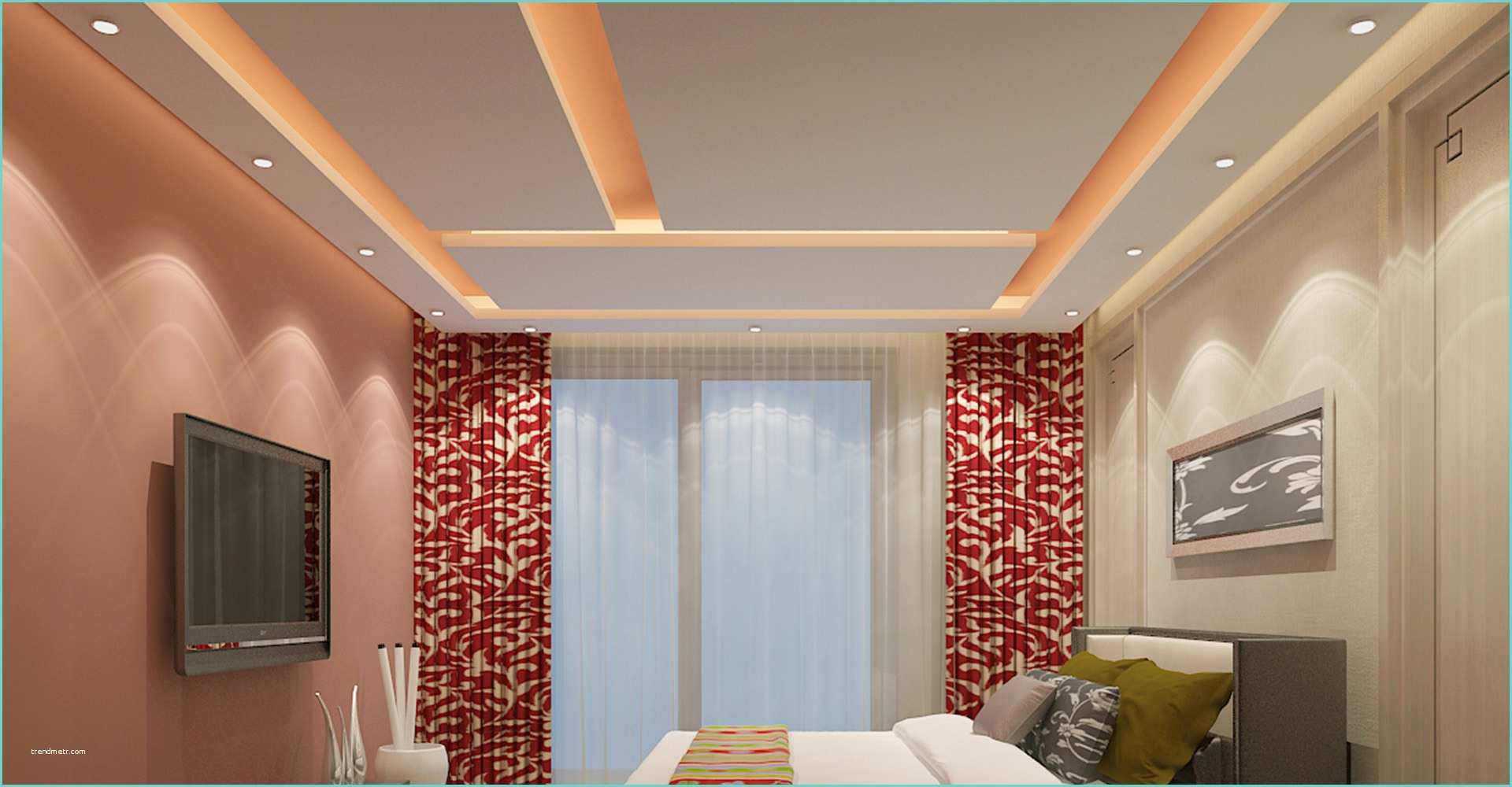 Pop Designs for Ceiling Residential Building Down Ceiling Design In India