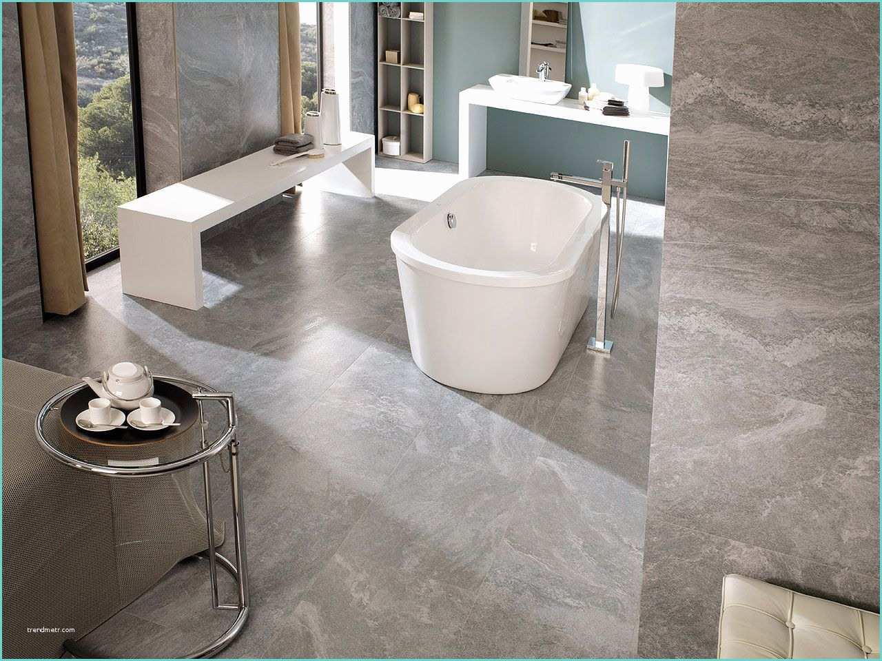 Porcelanosa Floor Tile Stylish Bathroom with Porcelanosa S Tiles Floor Tiles