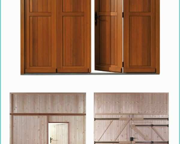 Porte De Garage Bois 4 Vantaux Porte De Garage Bois Sur Mesure Thiebaut