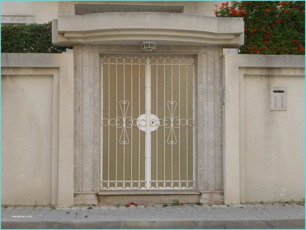 Porte Fer forg Moderne En Tunisie Porte Extérieure Fer forgé à Tunis Citizen59