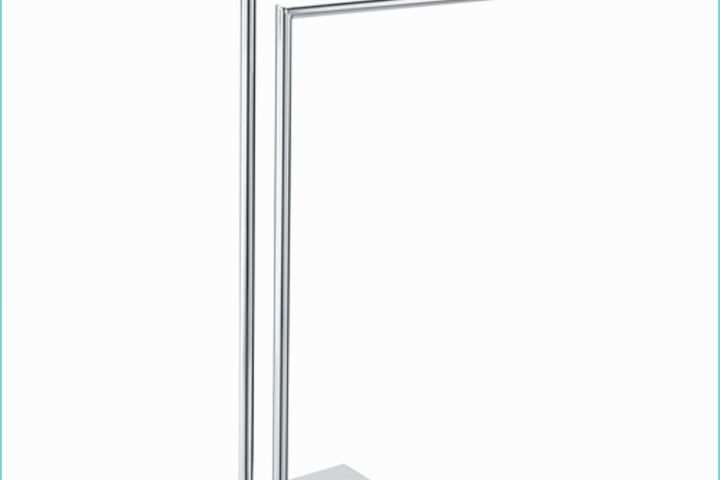 Porte Serviettes Sur Pied Porte Serviettes Sur Pied En Métal Chromé Sur socle