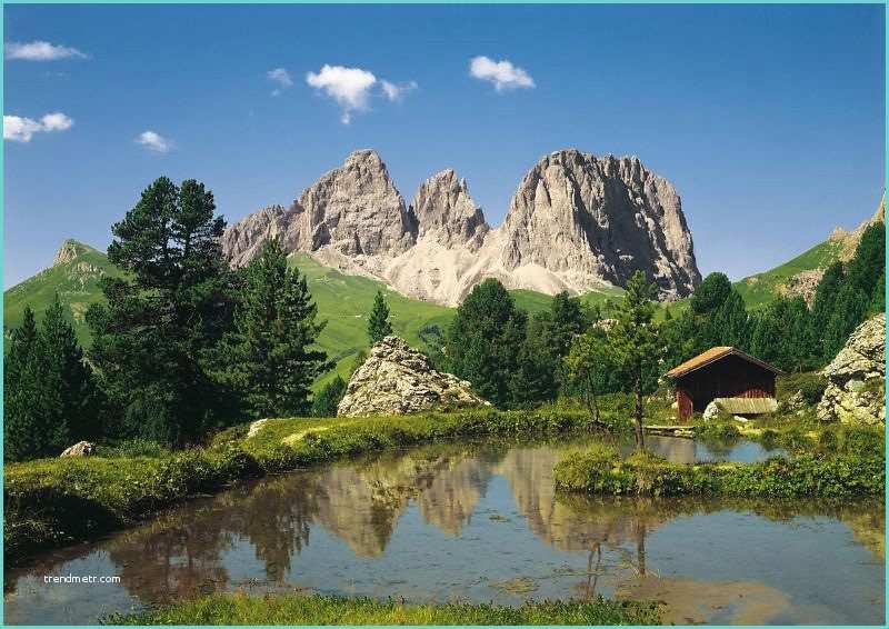 Poster Montagne Pas Cher Fototapete Komar Dolomiten Online Kaufen