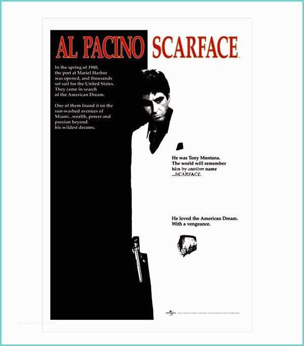 Poster Scarface Geant Poster Scarface Film Achat Vente Affiche Al Pacino