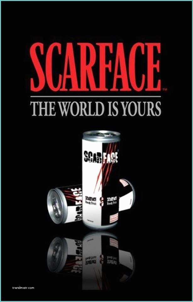 Poster Scarface Geant Scarface Energy Drink La Nouvelle Boisson Buzz