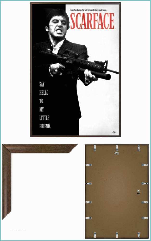 Poster Scarface Geant Scarface Framed Movie Poster Say Hello to My Little