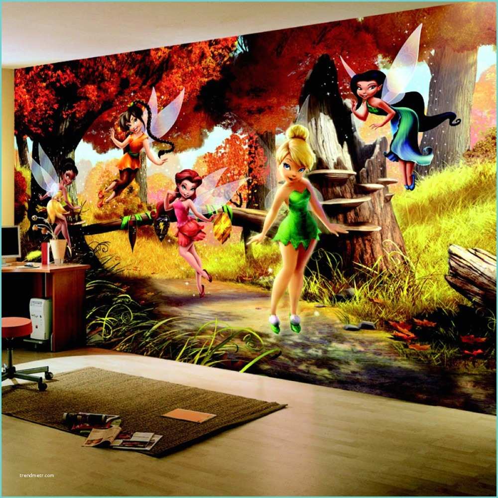 Poster Xxl Disney Papier Peint La forêt D’automne Disney Fairies